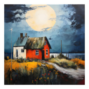 Foto Paisaje nórdico colorido