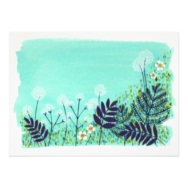 Foto Paisaje paisajístico en el jardín azul Dusk Dreams (Frente)