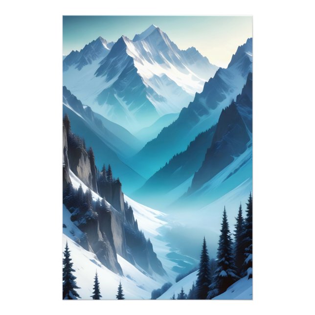 Foto Paisaje pintoresco Montañas Valle Arte natural (Frente)