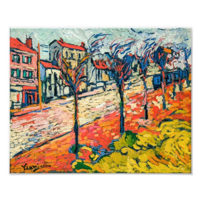 Foto Paisaje suburbano | Maurice de Vlaminck | (Frente)