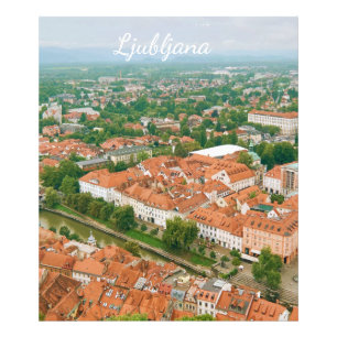 Foto Paisaje urbano de Ljubljana, recuerdo de viaje por
