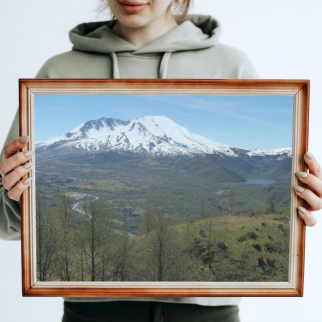 Foto Paisaje volcánico del Monte St. Helens (In Situ Framed)