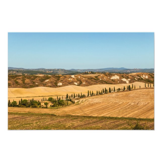 Foto Paisajes típicos de la provincia de Siena en la To (Frente)