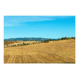 Foto Paisajes típicos de la provincia de Siena en la To
