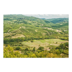 Foto Paisajes vitícolas por la mañana en Chianti.