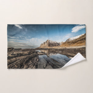 Foto paisajística de Noruega Lofoten