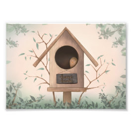 Foto Pájaro en Casa - Casa de Pájaros del Bosque Impres
