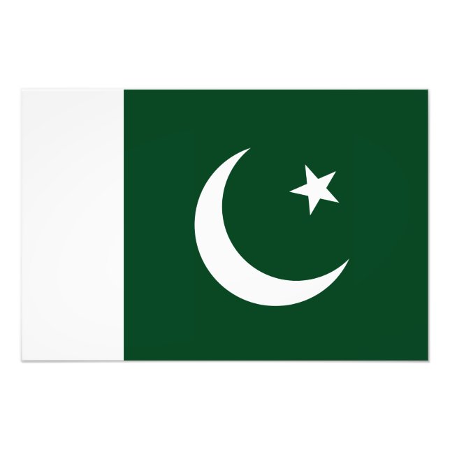 Foto Pakistán - Bandera paquistaní (Frente)