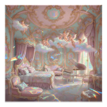 Palace Dreamscape Psychedelic Rococo Revival Mural