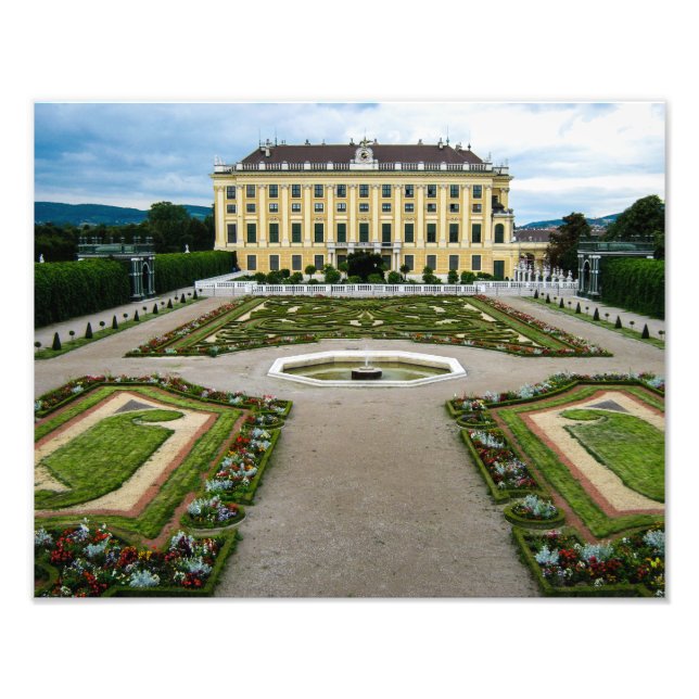 Foto Palacio de Schonbrunn, Viena - Impresión fotográfi (Frente)