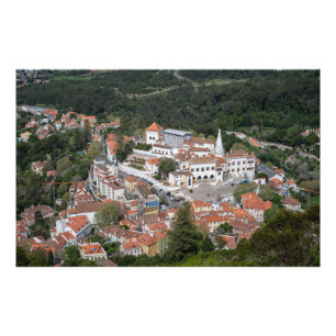 Foto Palacio de Sintra desde arriba en Sintra, Portugal
