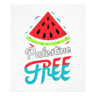 Foto Palestina Libre de sandías en rebanadas pacíficas