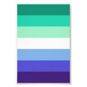Foto Paleta de la bandera de hombres gays trans-inclusi