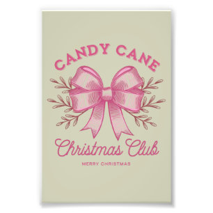 Foto Palo de caramelo rosa Club de Navidad Temporada de