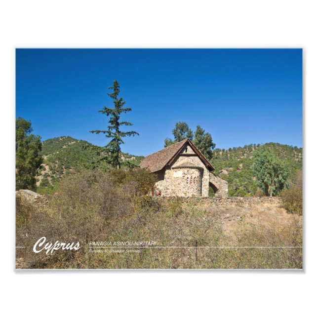Foto Panagia (Virgin mary) Asinou Chipre (Frente)