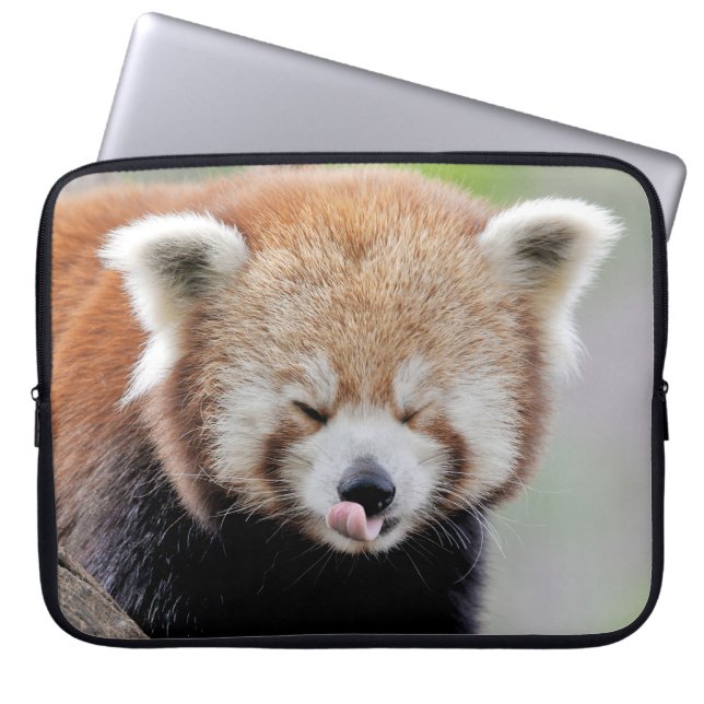 Foto panda , animales fundas de laptops. (Frente)