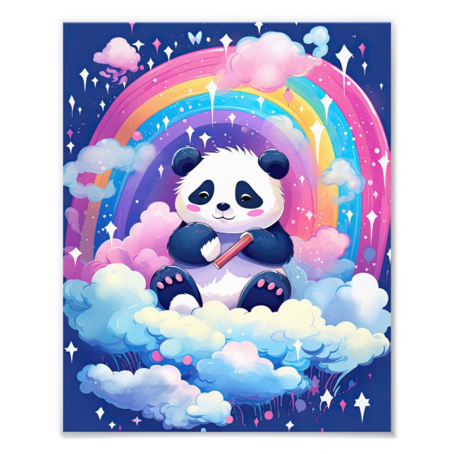 Foto Pandas arcoiris (Frente)