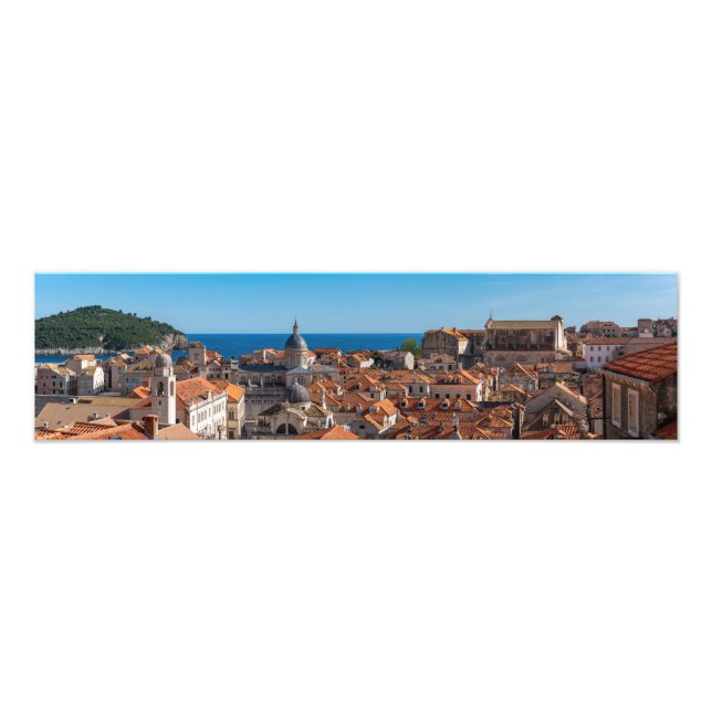 Foto Panorama de la ciudad de Dubrovnik - Croacia (Frente)