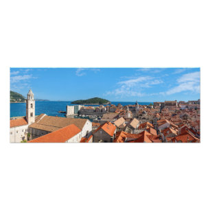 Foto Panorama de la ciudad de Dubrovnik - Croacia