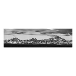 Foto Panorama de la gama de Alaska