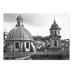 Foto Panorama de Nápoles con los templos