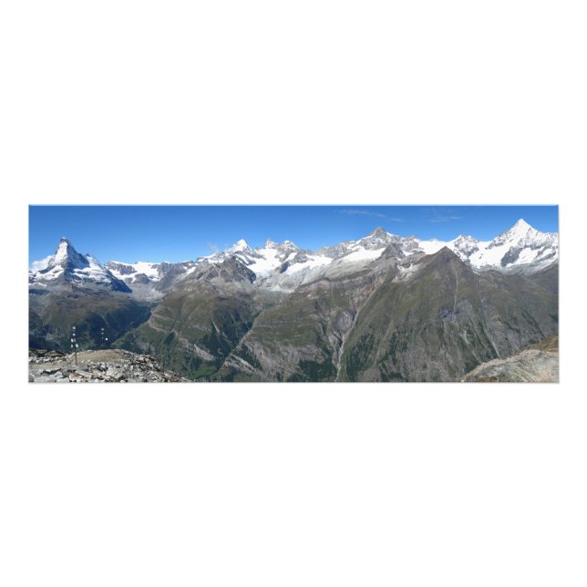 Foto Panorama de Rothorn, Alpes Valais (Frente)