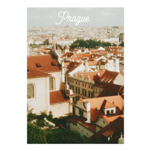 Foto Panorama urbano de Praga como recuerdo