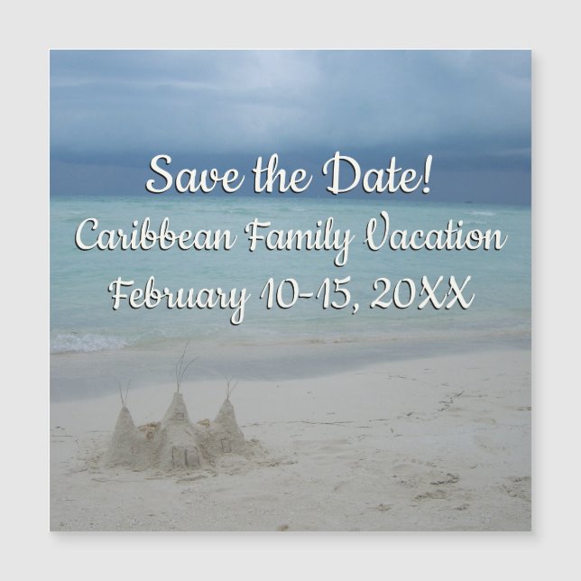 Foto panorámica de Stormy Sandcastle Beach (Anverso)