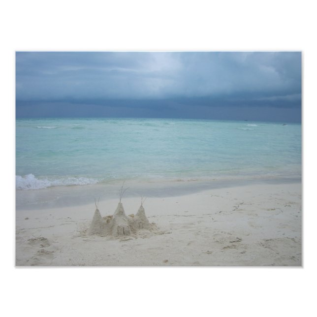 Foto panorámica de Stormy Sandcastle Beach (Frente)