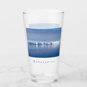 Foto panorámica del iceberg de la Antártida con te