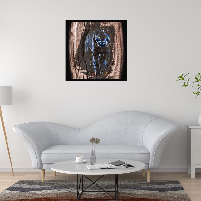 Foto Pantera saliendo de la madera - Pantera (Subido por el creador)