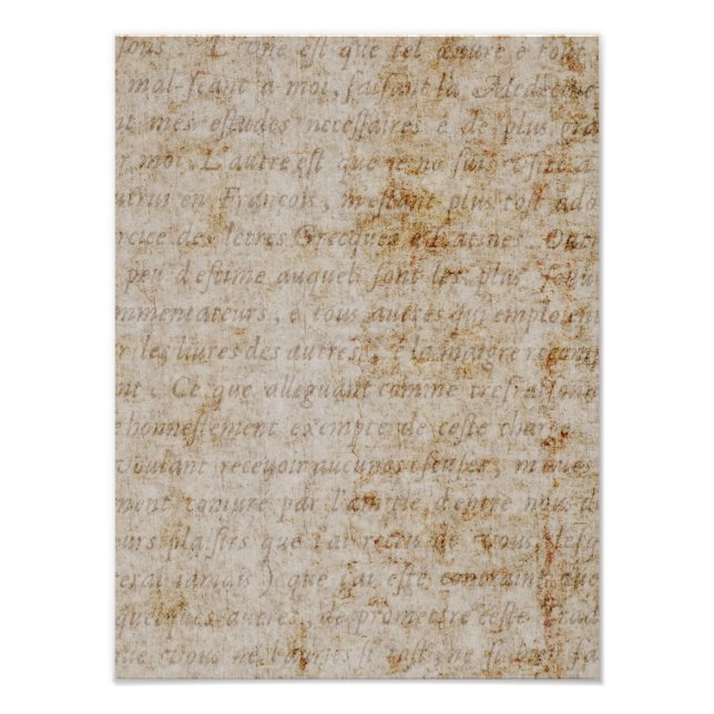 Foto Papel de pergamino de texto antiguo en blanco marr (Frente)