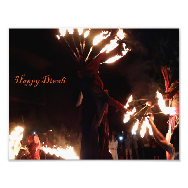 Foto Papel fotográfico profesional Feliz Diwali (Satin) (Frente)