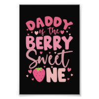 Papi Del Berry Sweet One Strawberry Birthday