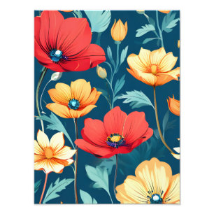 Foto Paraíso floral vibrante