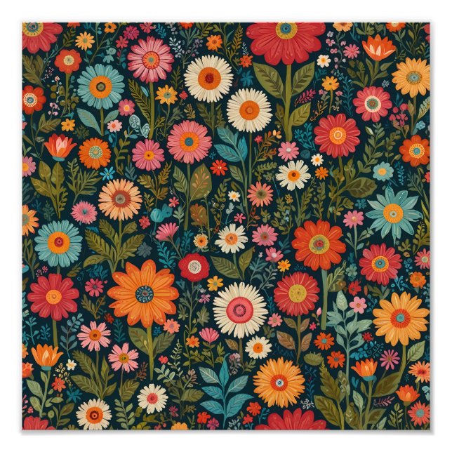 Foto Paraíso Floral Vibrante (Frente)