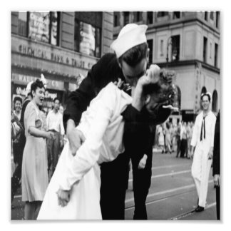 Foto Pareja de besos vintage.Fotografía de Beso enorme