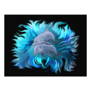 Foto Pareja de delfines