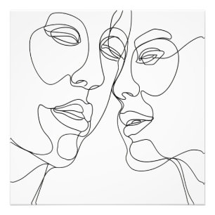 Foto Pareja de líneas de arte