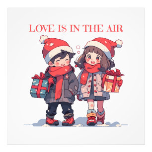 Foto Pareja de Navidad - El amor está en el aire