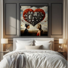 Foto Pareja en el Surrealismo Amor