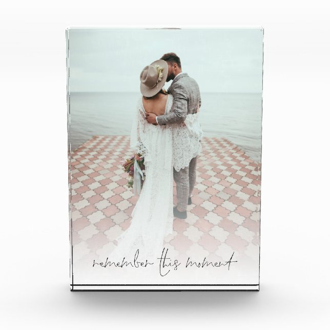 Foto Pareja Recuerde Este Momento Cita Romántica (Anverso)