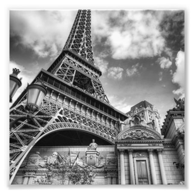 Foto París blanco y negro (Frente)