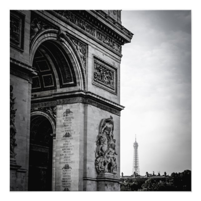 Foto París Blanco y negro (Frente)