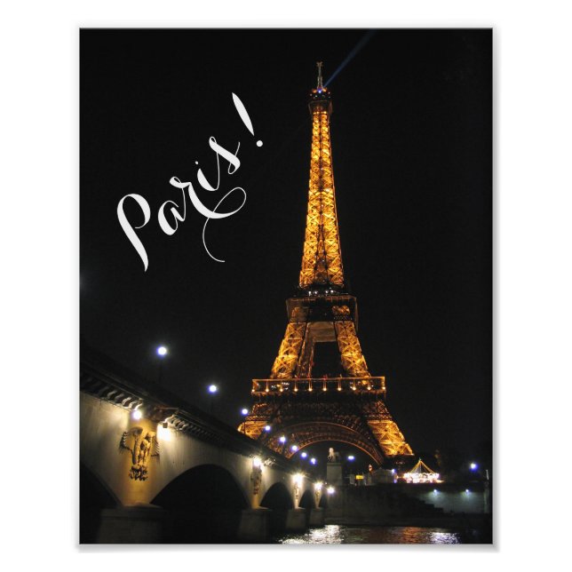 Foto París de noche (Frente)