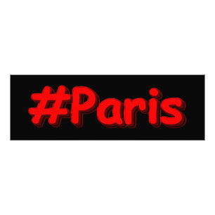 Foto "París". Diseño elegante. ¡Hazte con una en Zazzle