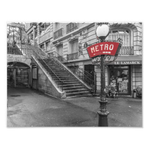 Foto Paris Metro Lamarck Caulaincourt -