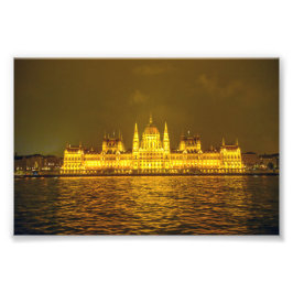 Foto Parlamento húngaro, Budapest, Hungría de noche