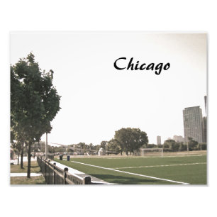 Foto Parque de Chicago en tonos sepia