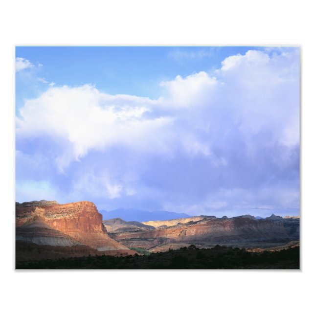 Foto Parque Nacional Capitol Reef, Utah. EE.UU. Cumulus (Frente)